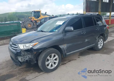 2013 Toyota Highlander Se V6 из США, поврежденный, VIN 5TDBK3EH1DS236291